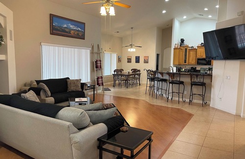 Pahrump House | Discover Camp Redrock: Family-Friendly with Pool & Spa