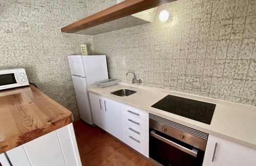 Calo de Sant Agusti Apartment | Charming Campanitx Apt with Ocean View & Pool in Formentera