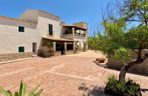 Calo de Sant Agusti Apartment | Charming Campanitx Apt with Ocean View & Pool in Formentera