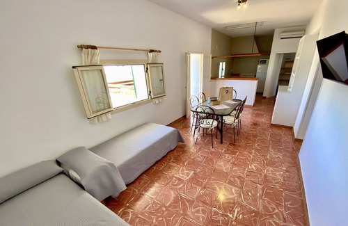 Calo de Sant Agusti Apartment | Cozy Campanitx Apt in Formentera with Ocean View & Pool