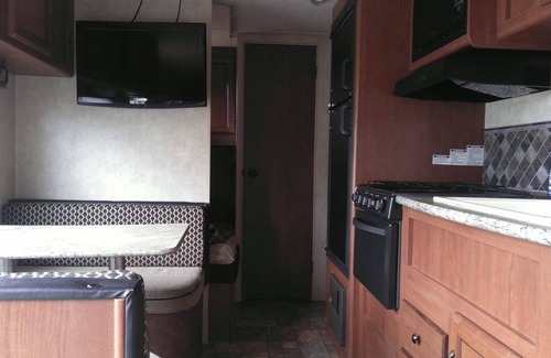 Waresboro Resort | Cozy Camper by the Pool at Pebble Hill RV Resort