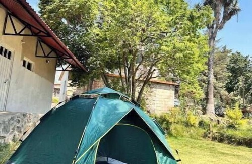 Huasca De Ocampo RV Rental | Camping area of Hotel Las Palmas