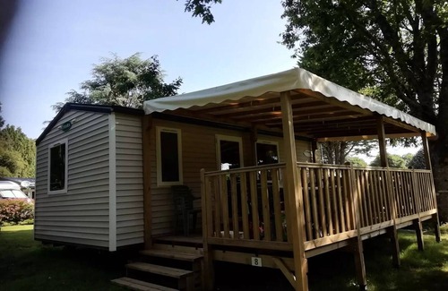 Saint-Nicolas des Eaux House | Cozy Camping Le Clos du Blavet: Family Mobile Home Escape