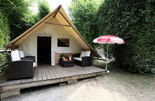 Marcillac-Saint-Quentin House | Experience Camping Le Pont de Mazerat: Nature Meets Comfort
