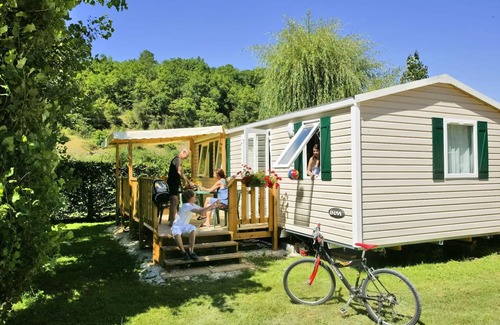 Marcillac-Saint-Quentin House | Relax at Camping Le Pont de Mazerat - Cozy Safari Tent