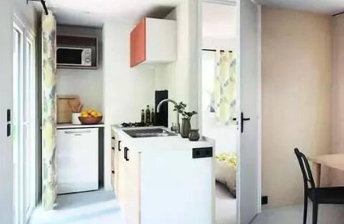 Colleville-sur-Mer House | Oceanfront Comfort at Camping Le Robinson for 4 Guests