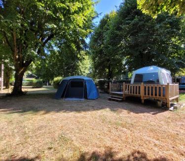 Saint-Cere Other | Pet-Friendly Camping Le Soulhol with Oceanfront Pool Access