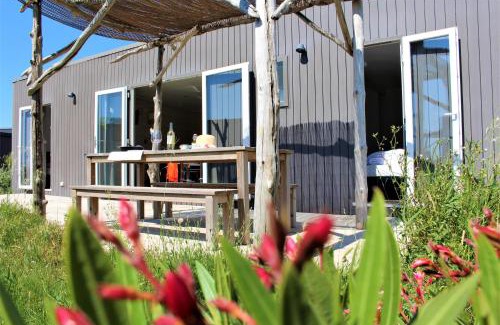 Arles Cabin | Pet-Friendly Camping Les Bois Flottés with Ocean View
