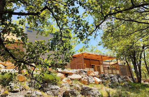 Bauduen House | Relaxing Stay at Camping Tikayan with Spa and Jacuzzi