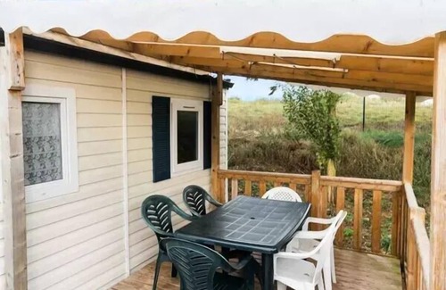 Albaron House | Relax at Campsite Le Crin Blanc - Air-Conditioned Mobile Home