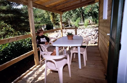 Darbres Ski Chalet | Cozy Chalet ROMARIN at Camping Les Lavandes for 5 Guests