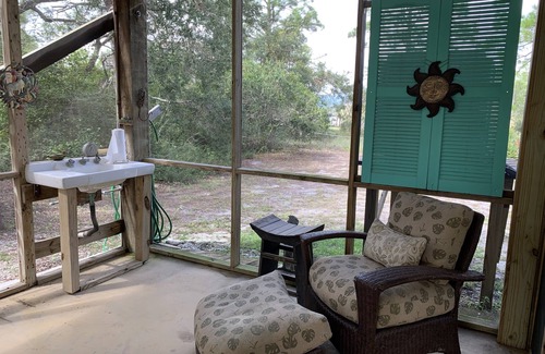 St. George Island House | Beachside Bay Home with Dock & Amazing Ocean Views