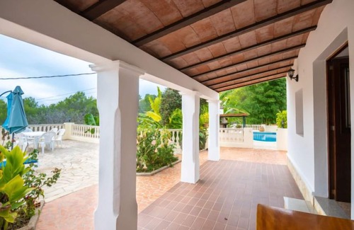 Sant Carles de Peralta House | Discover Can Toni Mari: Oceanfront Oasis with Pool & Spa