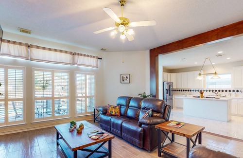 Atascocita House | Canal-front home with private pool, dock, deck, water views, W/D & AC