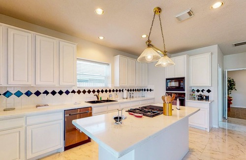 Atascocita House | Canal-front home with private pool, dock, deck, water views, W/D & AC