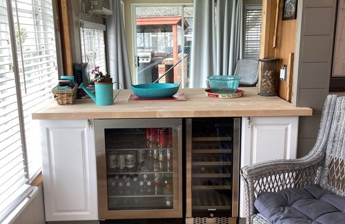 Sylvan Beach House | Canal Front Retreat: Walk to Beach & Enjoy Ocean Views