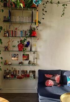 Charonne Apartment | Bright Studio with Balcony Overlooking Lush Garden Oasis