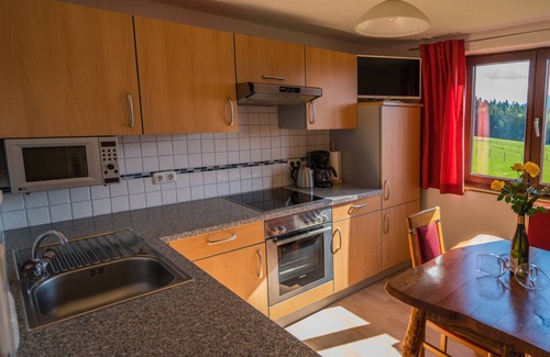Weyregg am Attersee Apartment | Experience Scenic Views from a Cozy Canopy Bed Retreat