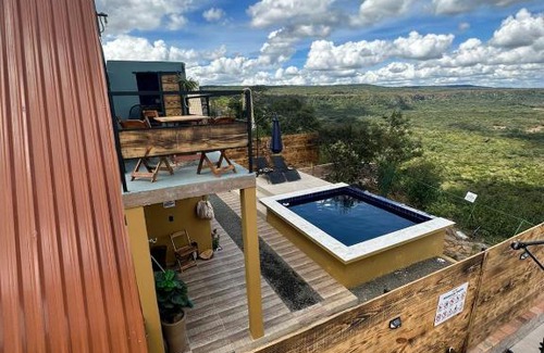 Pedro II Cabin | Experience Canrobert Village: Pet-Friendly with Pool & Breakfast