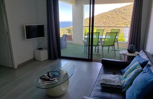 Figarella Apartment | Cap Corse Uribellinu: Oceanfront Stay with Breakfast Included