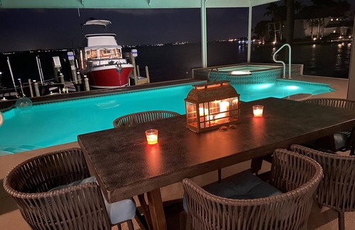 Caloosahatchee House | Beachfront Escape: Private Pool & Spa with Ocean Views