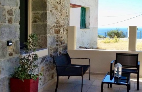 Agios Vasileios House | Capostagno House Zacharenia - Breathtaking Libyan Sea Views