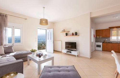 Agia Triada Villa | Inviting Villa with Pool, Ocean Views & Family-Friendly Fun