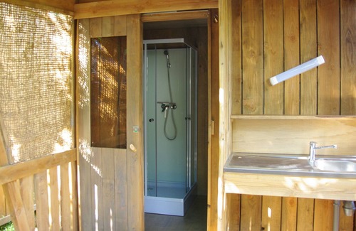 Gravieres RV Rental | Caravan 'Le Tipi La Châtaigneraie' with Private Terrace