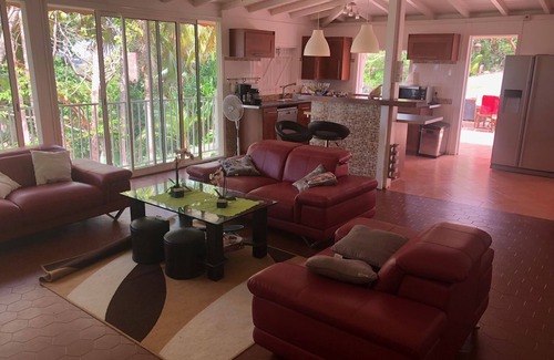 Saint-Francois House | Oceanfront Caribbean Oasis with Private Pool & Tropical Garden