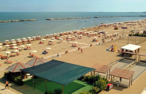 Viserba Apartment | Oceanfront Carioca by Interhome: Pet Friendly & Spa Access