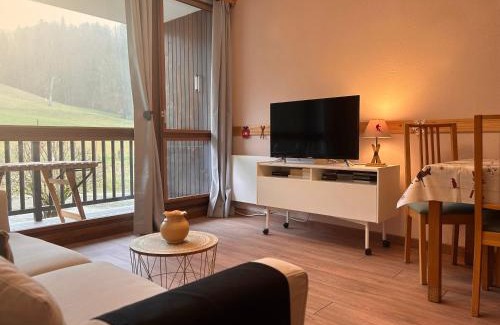 Aillon-le-Jerune Apartment | Cozy Le Margériaz with Balcony & Scenic Views
