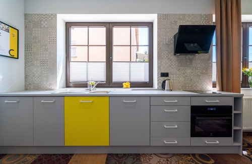 Zator Apartment | Family-Friendly Retreat at Carp&Bed with Kitchen Amenities