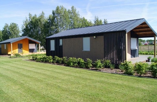 Slawno Cabin | Pet-Friendly Carpinus: Lakefront Retreat with Ocean Views