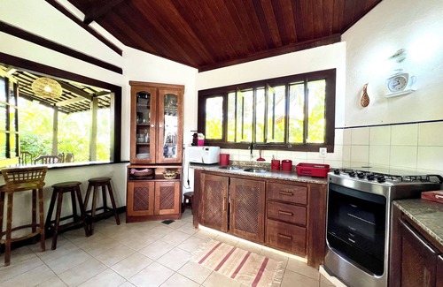 Mata de Sao Joao House | Casa Aconchego: Beachfront Retreat with Spa & Ocean Views