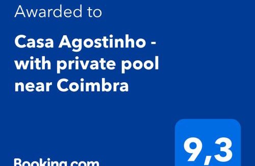 Pedrogao Grande House | Private Pool Retreat Casa Agostinho Near Coimbra, Rated 9.5
