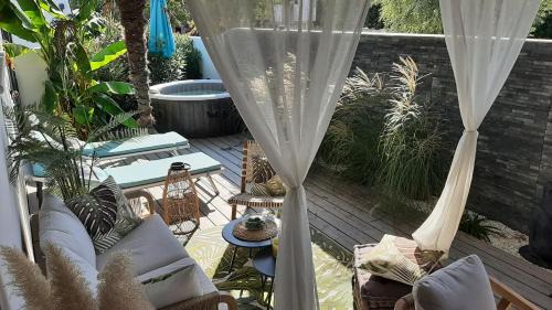 Saint Laurent de la Pree Apartment | Relaxing Casa Aix Keys with Private Hot Tub & Ocean Views
