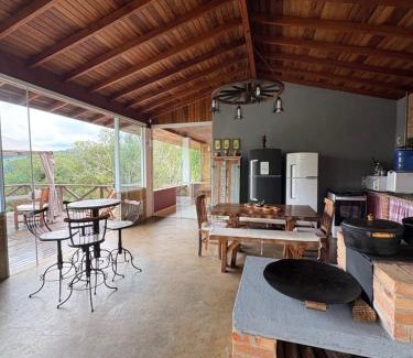Pocinhos do Rio Verde House | Elegant Mountain Retreat with Spectacular Views & Family Amenities