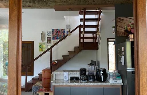 Vale do Capao House | Family-Friendly Stay at Casa AmarElo Capão with Kitchen