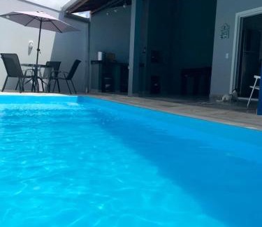 Costeira House | Casa Azul: Oceanfront Escape with Pool and 9.8 Rating