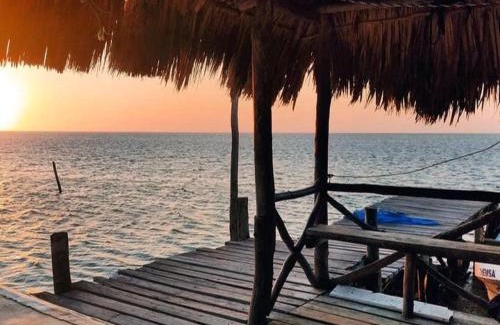 Dzilam de Bravo House | Casa Azul Cielo: Oceanfront Escape with Breakfast Included