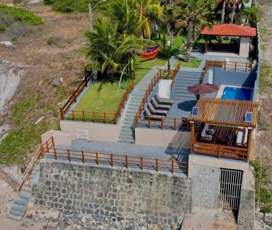 Gamela House | Cozy Casa Beira-Mar in Guadalupe with Oceanfront Pool
