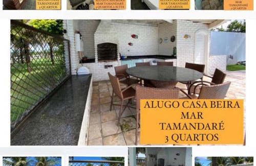 Tamandare House | Beachfront Casa in Tamandaré with Pool and Ocean View
