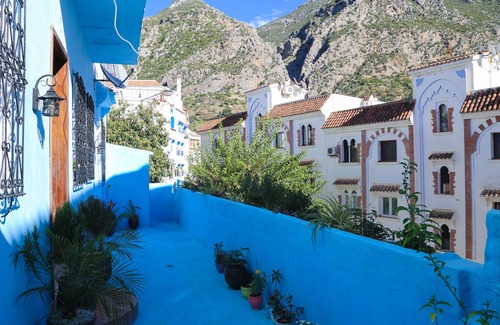 Medina of Chefchaouen House | Relaxing Retreat at Casa Blue Pearl with Spa & Hot Tub