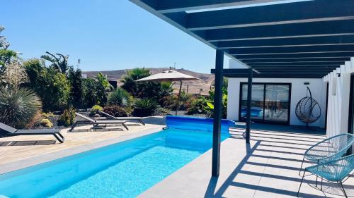 Lajares Apartment | Inviting Casa Carica with Heated Pool in Lajares