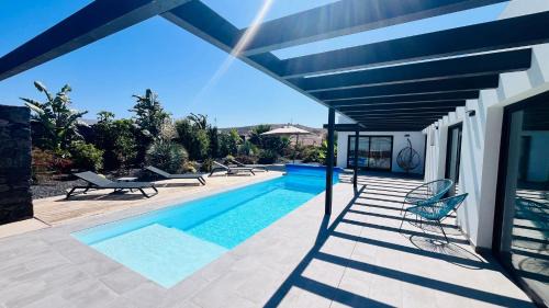 Lajares Apartment | Inviting Casa Carica with Heated Pool in Lajares