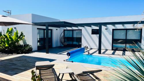 Lajares Apartment | Inviting Casa Carica with Heated Pool in Lajares