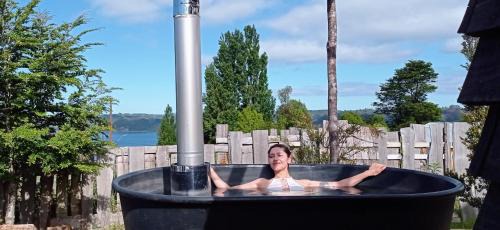 Nercon House | Relax at Casa Chakana Chiloé with Hot Tub Amenities
