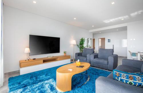 Porto de Mos Apartment | Oceanfront Casa Chloe: A 4-Star Getaway with Pool Access