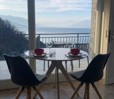 Colmegna Apartment | Casa Colmegna: Breathtaking Lake and Mountain Views