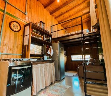 Rio Fortuna Ski Chalet | Experience Casa Container with Hot Tub and Pet-Friendly Comfort